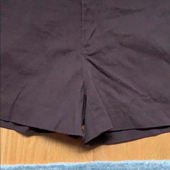 Tory Burch Brown and Blue Cotton Shorts 12 - Picture 3 of 11